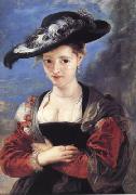 Peter Paul Rubens Susanna Fourment or Le Cbapeau de Paille (mk01) oil painting picture wholesale